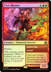 Pyre Rhymer // Molten Tide
Reality Fracture
Single
Magic: The Gathering