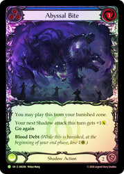 Abyssal Bite
Usurp the Shadow Throne
Single
Flesh and Blood