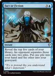 Fact or Fiction
Reality Fracture Commander
Single
Magic: The Gathering