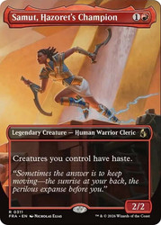Samut, Hazoret's Champion
Reality Fracture
Single
Magic: The Gathering