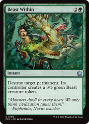 Beast Within
Foundations Commander
Single
Magic: The Gathering