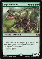 Gigantosaurus
Foundations Commander
Single
Magic: The Gathering