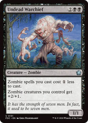 Undead Warchief
Foundations Commander
Single
Magic: The Gathering