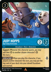 Judy Hopps - Day Camp Instructor
Hyperia City
Single
Disney Lorcana