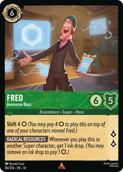 Fred - Awesome Boss
Hyperia City
Single
Disney Lorcana