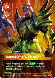 Jarvan IV - Exemplar of Demacia
Radiance
Single
Riftbound