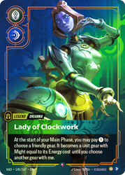 Orianna - Lady of Clockwork
Radiance
Single
Riftbound