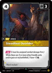 Steadfast Outrider
Radiance
Single
Riftbound