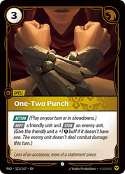 One-Two Punch
Radiance
Single
Riftbound