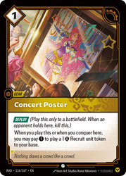 Concert Poster
Radiance
Single
Riftbound
