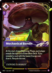 Mechanical Bandit
Radiance
Single
Riftbound