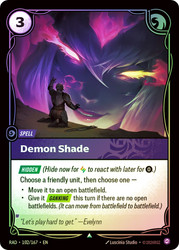 Demon Shade
Radiance
Single
Riftbound