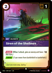 Siren of the Shallows
Radiance
Single
Riftbound