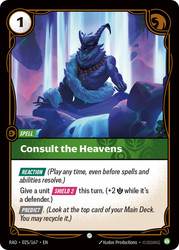 Consult the Heavens
Radiance
Single
Riftbound