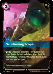 Scrutinizing Scope
Radiance
Single
Riftbound