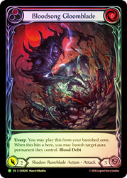 Bloodsong Gloomblade (GEM Pack)
GEM Pack
Single
Flesh and Blood