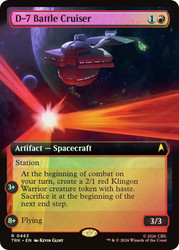 D-7 Battle Cruiser
Star Trek
Single
Magic: The Gathering