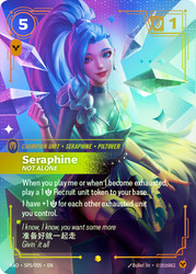 Seraphine - Not Alone
Radiance
Single
Riftbound