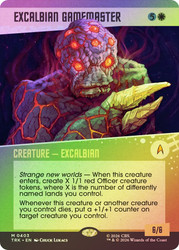 Excalbian Gamemaster
Star Trek
Single
Magic: The Gathering