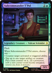 Subcommander T'Pol
Star Trek
Single
Magic: The Gathering