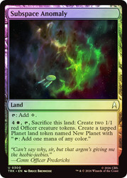 Subspace Anomaly
Star Trek
Single
Magic: The Gathering