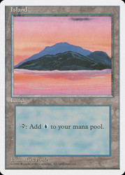 Island (C)\n4th Edition\nSingle\nMagic The Gathering