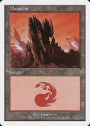 Mountain (#340)\n7th Edition\nSingle\nMagic The Gathering