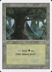 Forest (C)\n3rd Edition/Revised\nSingle\nMagic The Gathering