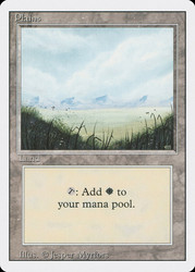 Plains (B)\n3rd Edition/Revised\nSingle\nMagic The Gathering