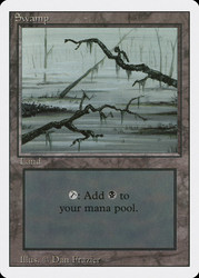 Swamp (C)\n3rd Edition/Revised\nSingle\nMagic The Gathering