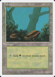 Forest (B)\n4th Edition - Alternate\nSingle\nMagic The Gathering