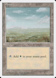 Plains (C)\n4th Edition - Alternate\nSingle\nMagic The Gathering