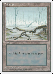 Swamp (B)\n4th Edition - Alternate\nSingle\nMagic The Gathering