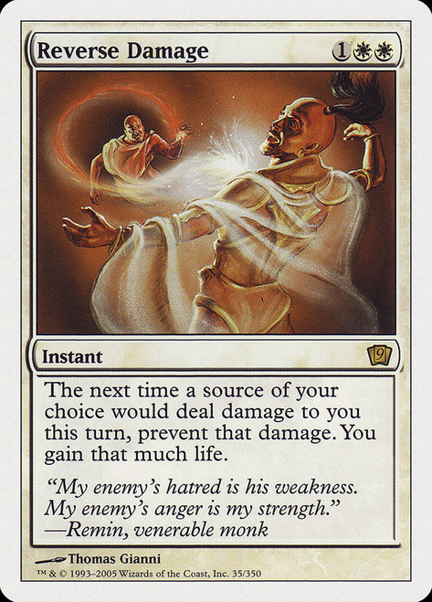 Reverse Damage\n9th Edition\nSingle\nMagic The Gathering
