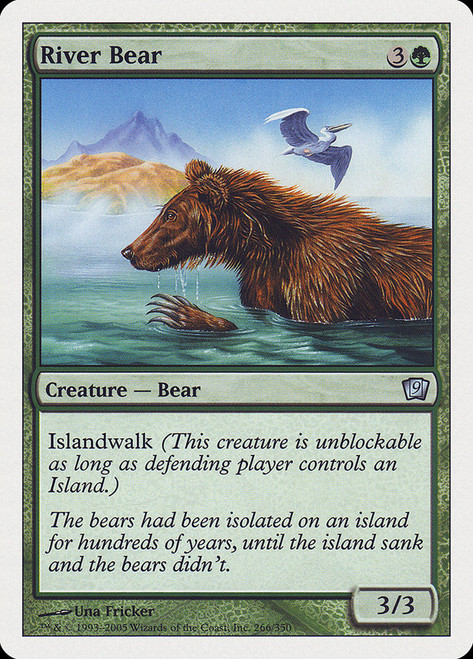 River Bear\n9th Edition\nSingle\nMagic The Gathering