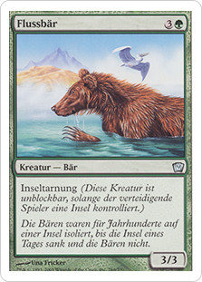 River Bear
9th Edition - German
Single
Magic The Gathering