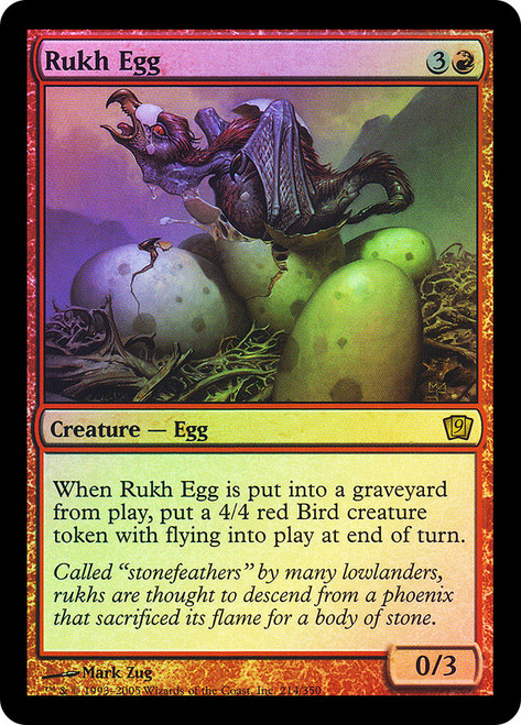 Rukh Egg\n9th Edition\nSingle\nMagic The Gathering