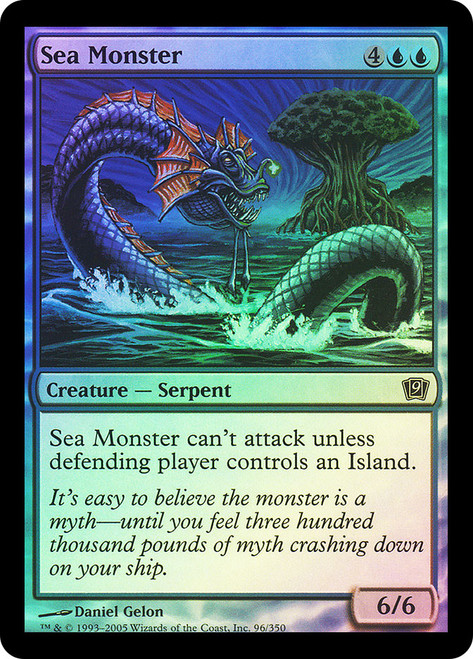 Sea Monster\n9th Edition\nSingle\nMagic The Gathering