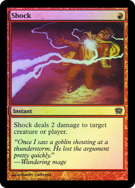 Shock\n9th Edition\nSingle\nMagic The Gathering