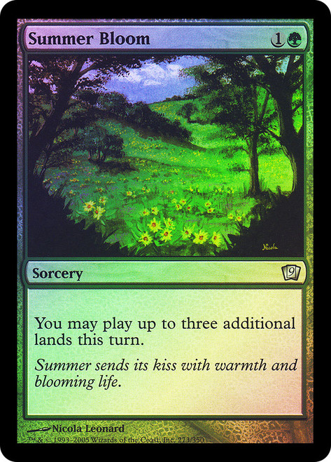 Summer Bloom\n9th Edition\nSingle\nMagic The Gathering
