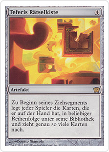 Teferi's Puzzle Box
9th Edition - German
Single
Magic The Gathering
