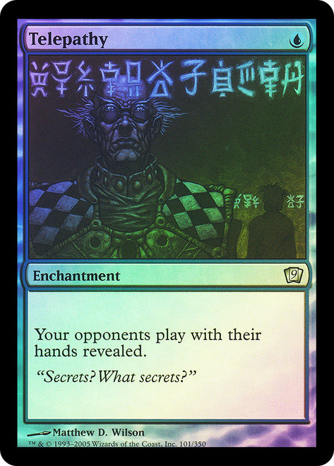 Telepathy\n9th Edition\nSingle\nMagic The Gathering