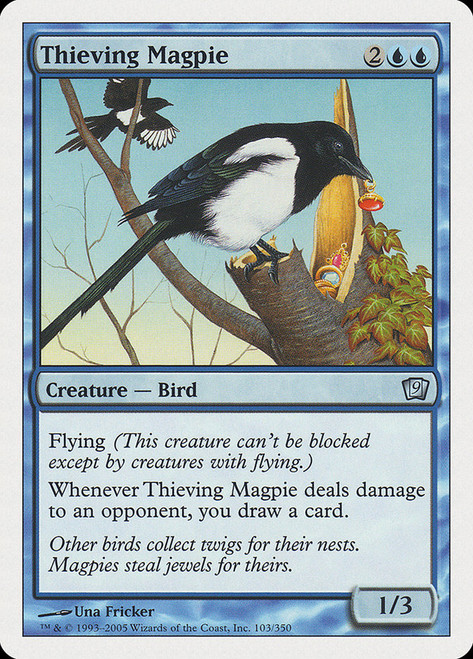 Thieving Magpie\n9th Edition\nSingle\nMagic The Gathering