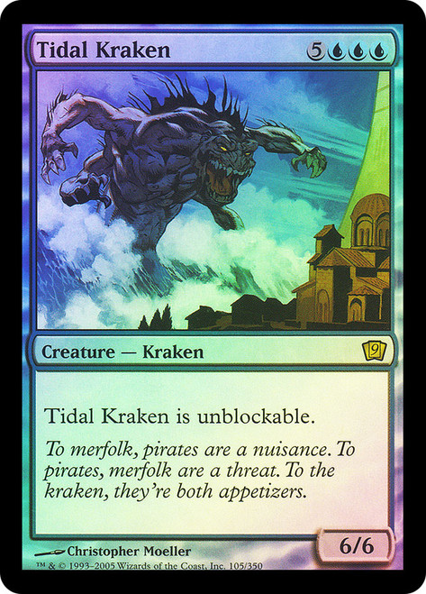 Tidal Kraken\n9th Edition\nSingle\nMagic The Gathering
