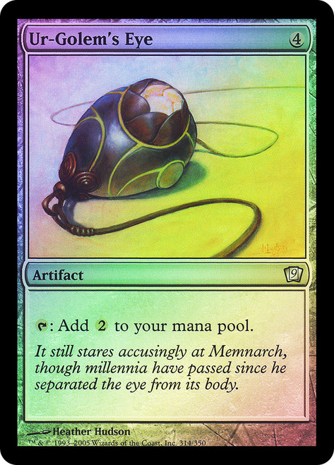 Ur-Golem's Eye\n9th Edition\nSingle\nMagic The Gathering