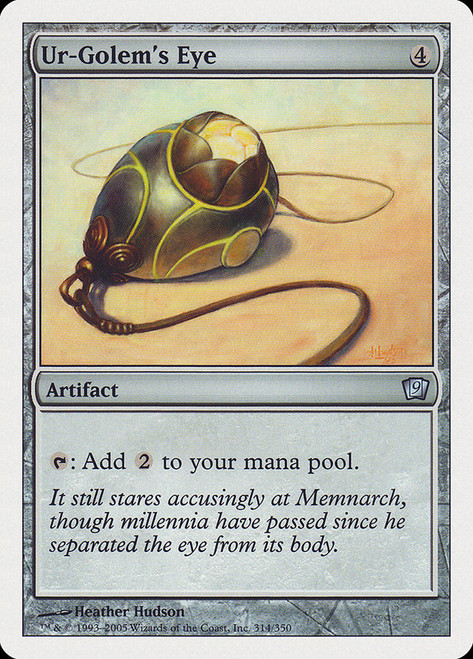 Ur-Golem's Eye\n9th Edition\nSingle\nMagic The Gathering