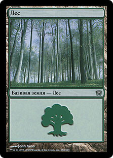 Forest (#350)
9th Edition - Russian
Single
Magic The Gathering
