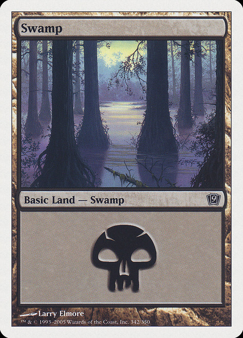 Swamp (#342)\n9th Edition\nSingle\nMagic The Gathering