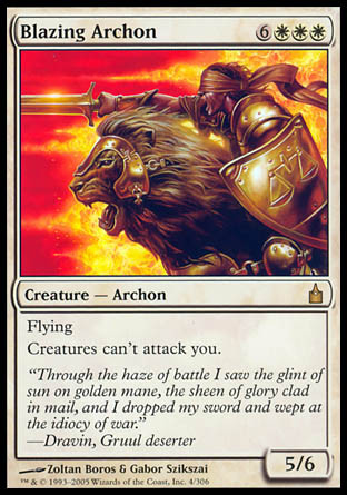 Blazing Archon | Ravnica: City of Guilds - Japanese | Star City Games