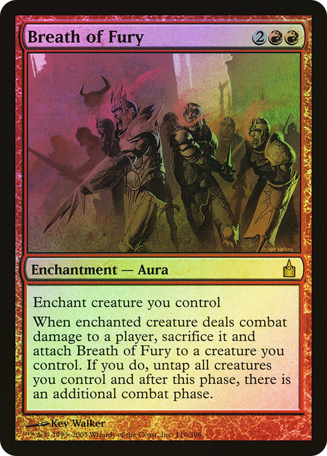 Breath of Fury\nRavnica: City of Guilds\nSingle\nMagic The Gathering